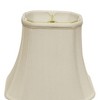 Vynxaria Cut Corner Rectangle Bell Lampshades, 9"x16"x12" White - 2 of 4