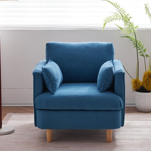 Fabric reading chair sale