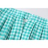 Vintage A-Line Pleated Skirt for Women - Midi Length High Waist Flowy Retro Skirt - 3 of 4
