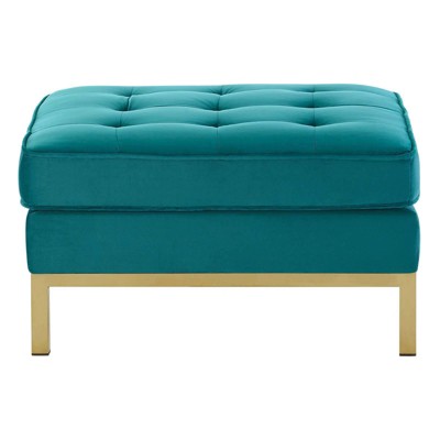 teal ottoman target