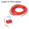 Unique Bargains Rubber Weather-Proof U Shape Edge Protector with Steel Clips - 2 of 4