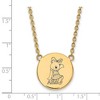 Black Bow Jewelry 14k Yellow Gold Plated Sterling Silver Alpha Xi Delta Greek Life Necklace 18 Inch - 3 of 4