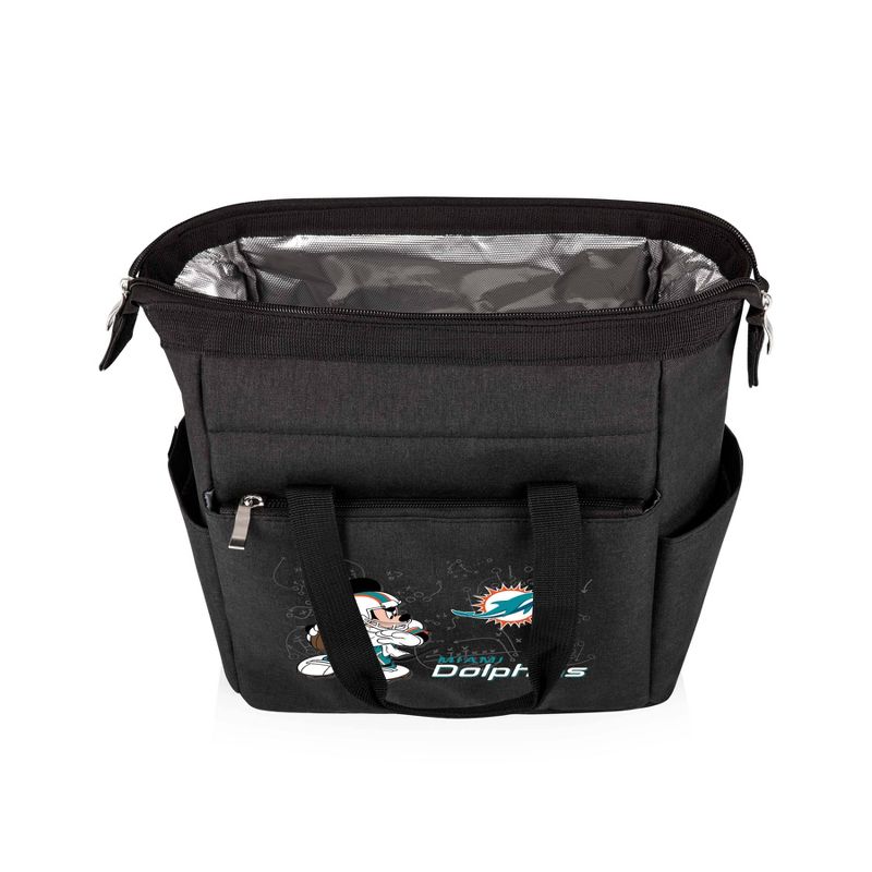 NFL Miami Dolphins Mickey Mouse On The Go Lunch Cooler - Black, 2 of 6