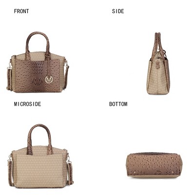 MKF Collection Collins Vegan Leather Handbag Women’s Tote Bag by Mia K - Red — фото 5