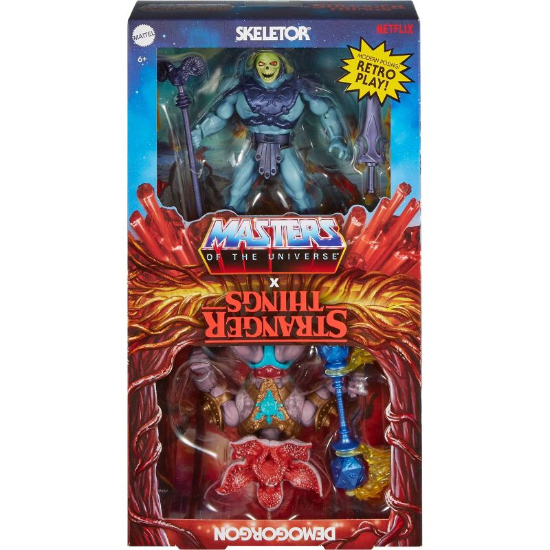 Masters of the Universe X Stranger Things Skeletor and Demogorgon Action Figure Set - 2pk, 2 of 8