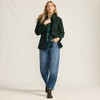 Lands' End Women's Cozy High Pile Full Zip Fleece Jacket - 4 of 4