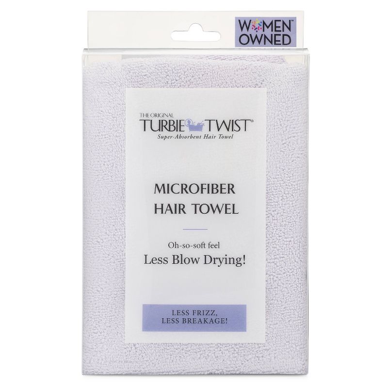 Turbie Twist Microfiber Hair Towel - Purple, 3 of 5