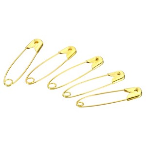 Unique Bargains Metal DIY Blankets Crafts Brooch Making Home Sewing Nickle Plated Safety Pins 200 Pcs - 1 of 4