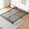 Modern Metal Platform Bed Frame - Sturdy Steel Slat Support No Box Spring Needed,  (Full/Queen/King) - 4 of 4