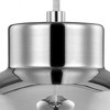 Progress Lighting, Globe Collection, 1-Light Pendant, Polished Chrome, Opal Glass Shade - 3 of 4
