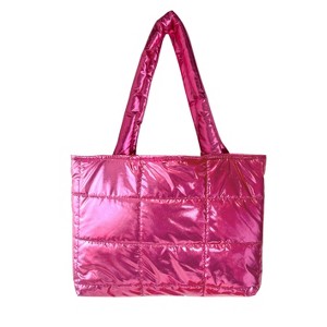 Quilted Tote Bag Pink - Bullseye's Playground™ - 1 of 4