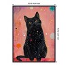 Amanti Art Candy Cat the Star Illustration by Justyna Jaszke Framed Canvas Wall Art - 3 of 4