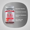 Piping Rock Vitamin D3 and B12 Gummies | 60 Count | Strawberry Flavor - 4 of 4