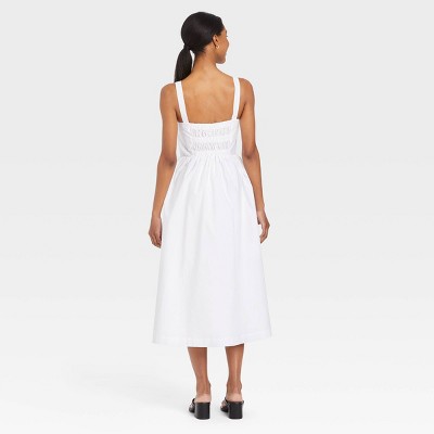 Sleeveless White Wrap Dress : Target
