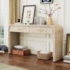 NicBex 59.05"Console Table with 2 Drawers Farmhouse Sofa Table with Metal Handles for Entryway,Living Room - 2 of 4