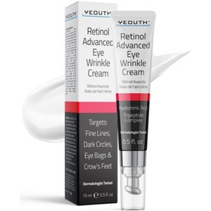 YEOUTH Retinol Eye Cream with Hyaluronic Acid and Tripeptides – 0.5oz - 1 of 4