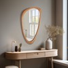 WallBeyond 19.5"x30.5" Cobblestone Wall Mirror Walnut Brown - 4 of 4