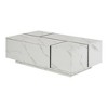 JUJABU 47.2" Rectangular Sliding Top Coffee Table with Drawers and Hidden Storage for Living Room - 2 of 4