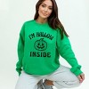 Simply Sage Market Women's Graphic Sweatshirt I'm Hallow Inside - 2 of 4