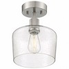 Access Lighting Port Nine 1 - Light Flush Mount in  Brushed Steel - 3 of 4