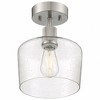 Access Lighting Port Nine 1 - Light Flush Mount in  Brushed Steel - image 3 of 4