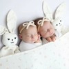 La’dore Bunny Snuggle Set With 2 Pacifiers, and a Silicone Pacifier Case BPA-Free– Soft Baby Essentials for Soothing and On-the-Go Comfort - 2 of 4