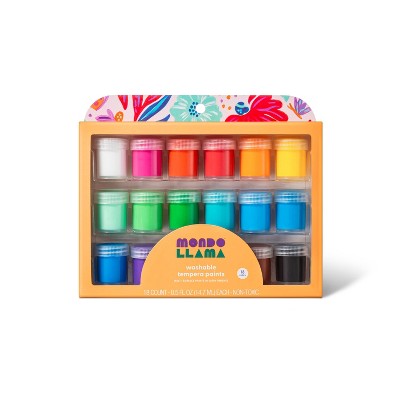 18pc Paintbrush And Palette Set - Mondo Llama™ : Target