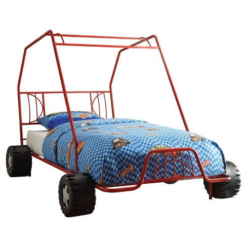 Xander Twin Bed Red Go Kart Acme Target