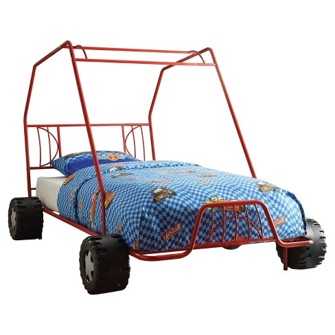 Xander Twin Bed Red Go Kart Acme Target