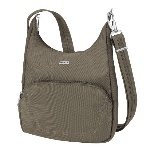 Travelon Rfid Anti-theft Essential Messenger Bag - Brown : Target