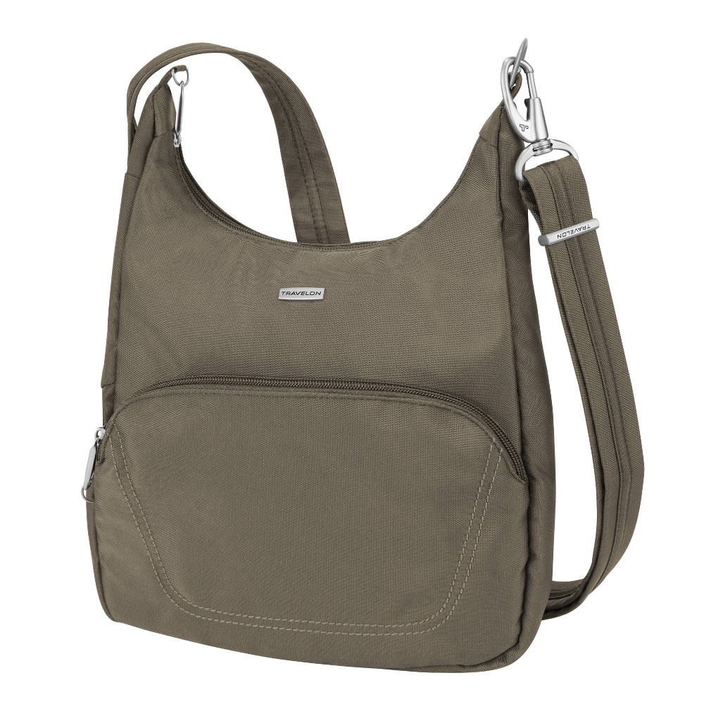 UPC 025732047079 product image for Travelon RFID Anti-Theft Essential Messenger Bag - Brown | upcitemdb.com