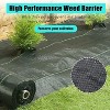 EcoSummer 4ft x 250ft 5oz Premium Weed Barrier Landscape Fabric, Heavy Duty Ground Cover for Garden & Driveway. - 3 of 4