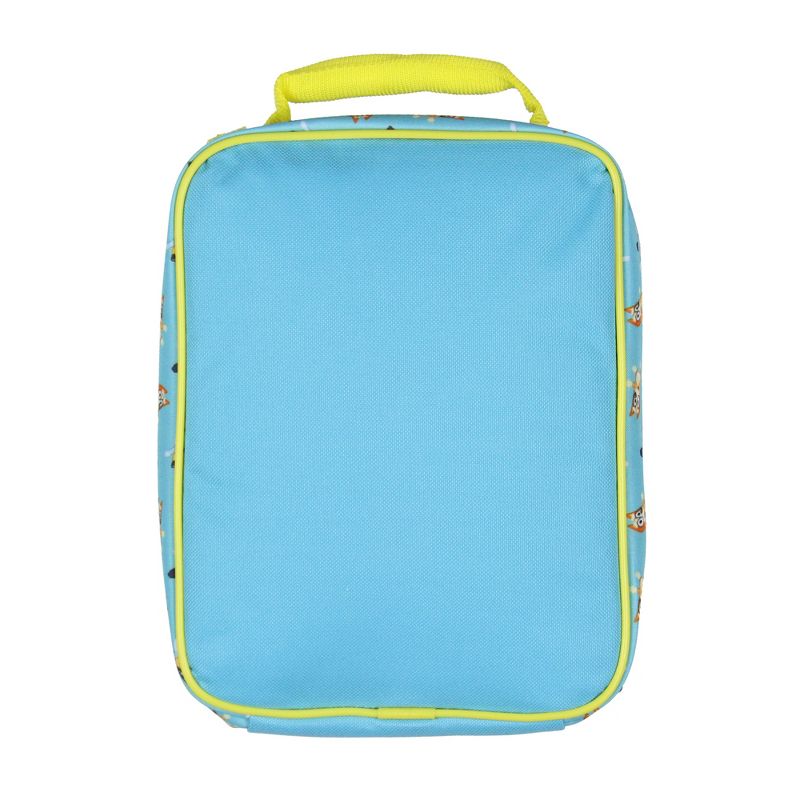 Bluey Kids Lunch Box Bluey And Bingo Raised Character Insulated Lunch Bag Tote Blue, 4 of 5
