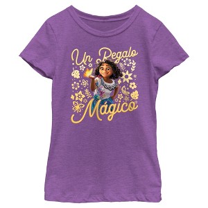 Girl's Encanto Mirabel Un Regalo Magico T-Shirt - 1 of 4