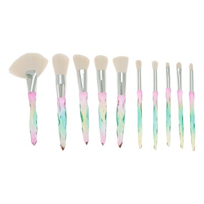 Unique Bargains Durable Lightweight Makeup Brush Set 10 Pcs