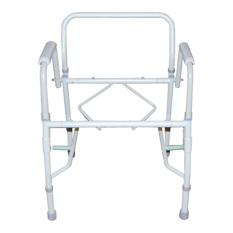McKesson Commode Chair Drop Arms Steel Back Bar up to 300 lbs 1  Ct, 3 of 6