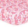 The Peanutshell Fitted Crib Sheets - Pink Floral Punch - 4pk - 2 of 4