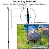 iMountek"Weatherproof Wrought Iron Garden Flag Stand Holder for 11.8x17.7in Flags - Durable Yard Display"Black - 2 of 4