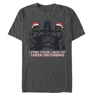 Men's Star Wars Darth Vader Stormtrooper Holiday Spirit T-Shirt - 1 of 4