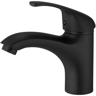 BWE Single-Handle Single-Hole Modern Bathroom Faucet For Sink Drip-Free Vanity Sink Faucet