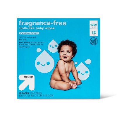 Fragrance Free Personal Baby Wipes 