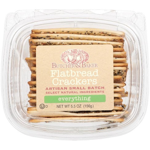 Butcher & Baker Flatbread Cracker Everything - Case of 10 - 5.5 oz - image 1 of 1