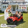 JOYRACER 24V 2-Seater Ride-On Jeep Style Car for Kids, Electric Ride-On Toys with Bluetooth, Music, USB & MP3 Port - 2 of 4