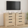 Jojoka Beige Chest of Drawers with Embedded Handles Design - 3 of 4
