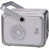 Jensen CD-555 White/Silver CD Bluetooth Boombox Portable Bluetooth Music System. - 4 of 4