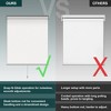 Chicology Blackout Roller Shade Byssus White - 2 of 4