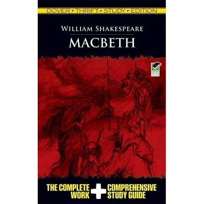 Macbeth Thrift - (Dover Thrift Study Edition) by  William Shakespeare (Paperback)