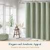 LunaLulinlk Fabric Shower Curtain with Hooks - 3 of 4