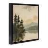 Stupell Industries Beige Mountain Landscape, 18" x 18" - 3 of 4