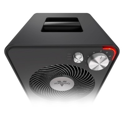 Vornado Gray Electric Space Heater with Thermostat and Auto Shut-off